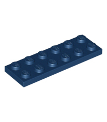 LEGO - Plaat 2 x 6 - Dark Blue | N - Thumbnail