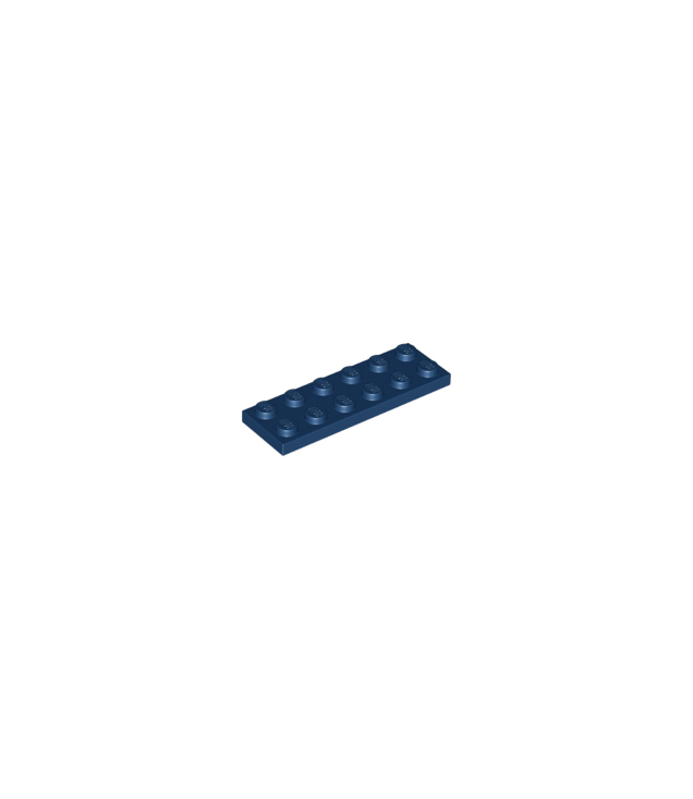 LEGO - Plaat 2 x 6 - Dark Blue | N