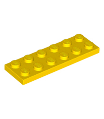 LEGO - Plaat 2 x 6 - Yellow | N - Thumbnail