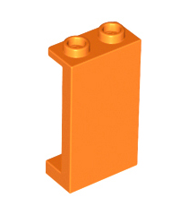 LEGO - Paneel 1 x 2 x 3 met zijsteunen - holle noppen - Orange | N - Thumbnail