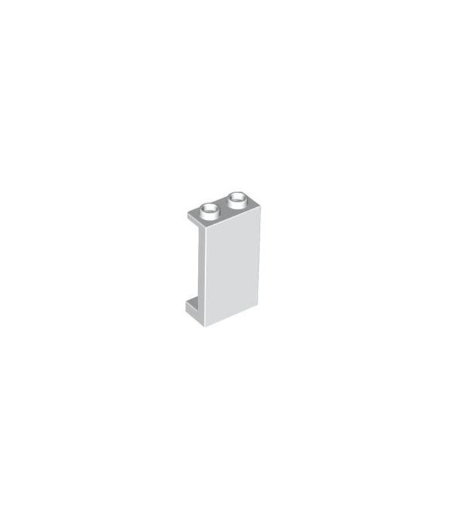 LEGO - Paneel 1 x 2 x 3 met zijsteunen - holle noppen - White | N