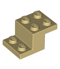 LEGO - Beugel 3 x 2 x 1 1/3 met onderop een nophouder - Tan | N - Thumbnail