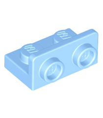 LEGO - Beugel 1 x 2 - 1 x 2 omgekeerd - Bright Light Blue | N - Thumbnail
