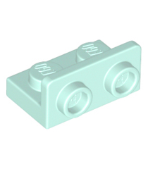 LEGO - Beugel 1 x 2 - 1 x 2 omgekeerd - Light Aqua | N - Thumbnail