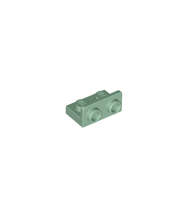 LEGO - Beugel 1 x 2 - 1 x 2 omgekeerd - Sand Green | N