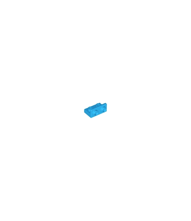 LEGO - Beugel 1 x 2 - 1 x 2 omgekeerd - Dark Azure | N
