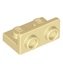LEGO - Beugel 1 x 2 - 1 x 2 omgekeerd - Tan | N - Thumbnail