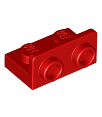 LEGO - Beugel 1 x 2 - 1 x 2 omgekeerd - Red | N - Thumbnail