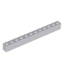LEGO - Steen 1 x 12 - Light Bluish Gray | N - Thumbnail