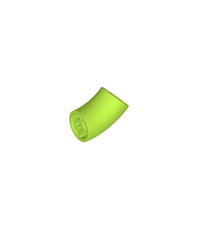 LEGO - Steen, rond 2 x 2 D. 45° bocht (25,5 mm hoogte) - Lime | N