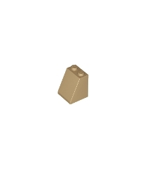 LEGO - Helling 65 graden 2 x 2 x 2 met onderbuis - Dark Tan | N - Thumbnail