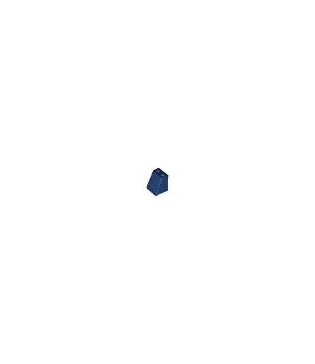 LEGO - Helling 65 graden 2 x 2 x 2 met onderbuis - Dark Blue | N