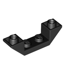 LEGO - Helling, omgekeerd 45 graden 4 x 1 dubbel - Black | N - Thumbnail