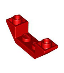 LEGO - Helling, omgekeerd 45 graden 4 x 1 dubbel - Red | N - Thumbnail