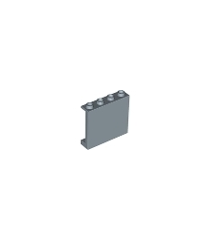 LEGO - Paneel 1 x 4 x 3 met zijsteunen - holle noppen - Sand Blue | N - Thumbnail