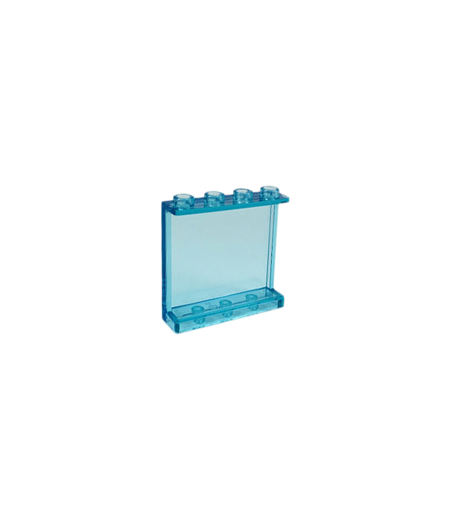 LEGO - Paneel 1 x 4 x 3 met zijsteunen - holle noppen - Trans-Light Blue | N