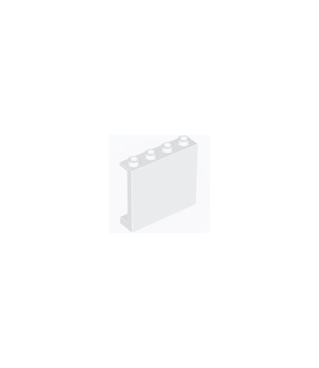 LEGO - Paneel 1 x 4 x 3 met zijsteunen - holle noppen - White | N