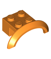 LEGO - Voertuig, spatbord 4 x 2 1/2 x 1 met ronde boog - Orange | N - Thumbnail