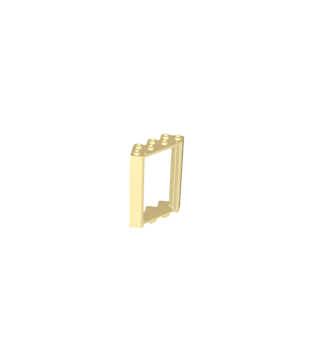 LEGO - Deurframe 4 x 4 x 6 hoek - Tan | N