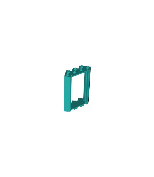 LEGO - Deurframe 4 x 4 x 6 hoek - Dark Turquoise | N