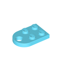 LEGO - Plaat, gemodificeerd 2 x 3 met gat - Medium Azure | N - Thumbnail