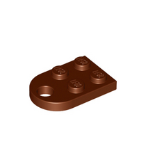 LEGO - Plaat, gemodificeerd 2 x 3 met gat - Reddish Brown | N - Thumbnail