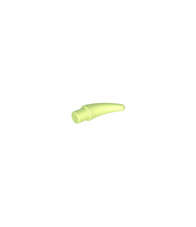 LEGO - Stekel / klauw / hoorn / tand - klein - Yellowish Green | N
