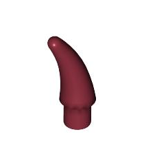 LEGO - Stekel / klauw / hoorn / tand - klein - Dark Red | N - Thumbnail