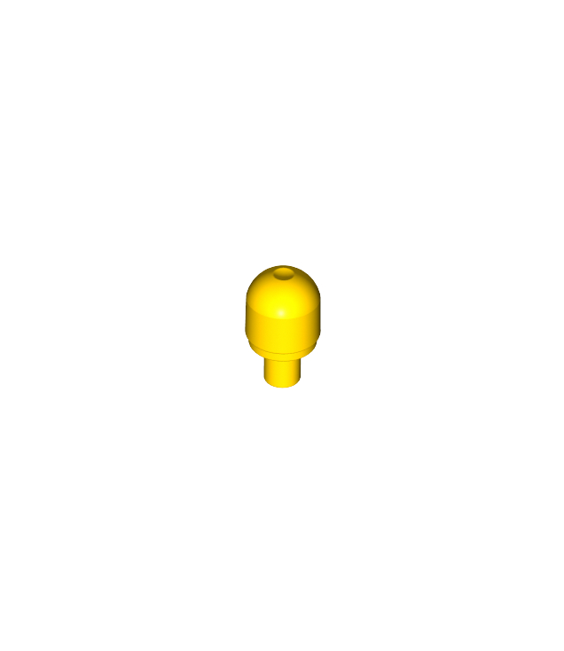 LEGO - Staaf met lampkap (Bionicle Barraki-oog) - Yellow | N