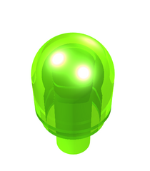 LEGO - Staaf met lampkap (Bionicle Barraki-oog) - Trans-Bright Green | N - Thumbnail