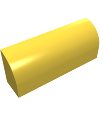 LEGO - Helling, gebogen 1 x 4 x 1 1/3 - Yellow | N - Thumbnail
