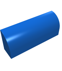 LEGO - Helling, gebogen 1 x 4 x 1 1/3 - Blue | N - Thumbnail