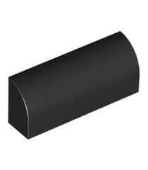 LEGO - Helling, gebogen 1 x 4 x 1 1/3 - Black | N - Thumbnail