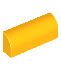 LEGO - Helling, gebogen 1 x 4 x 1 1/3 - Bright Light Orange | N - Thumbnail