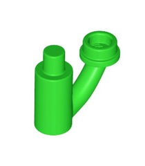 LEGO - Plantsteel met staaf, staafhouder en holle nop - Bright Green | N - Thumbnail