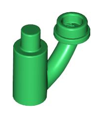 LEGO - Plantsteel met staaf, staafhouder en holle nop - Green | N - Thumbnail