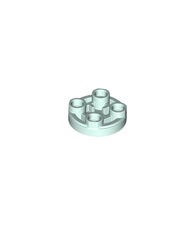 LEGO - Tegel, rond 2 x 2 omgekeerd - Light Aqua | N