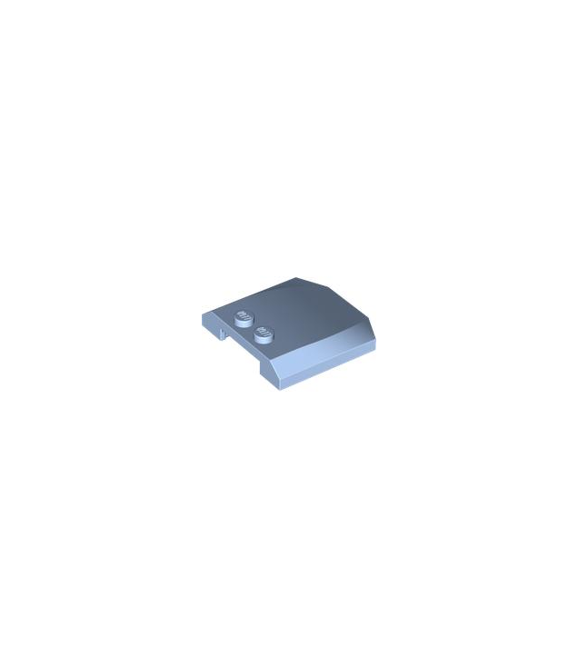 LEGO - Wig 4 x 4 x 2/3 driedubbel gebogen - Bright Light Blue | N