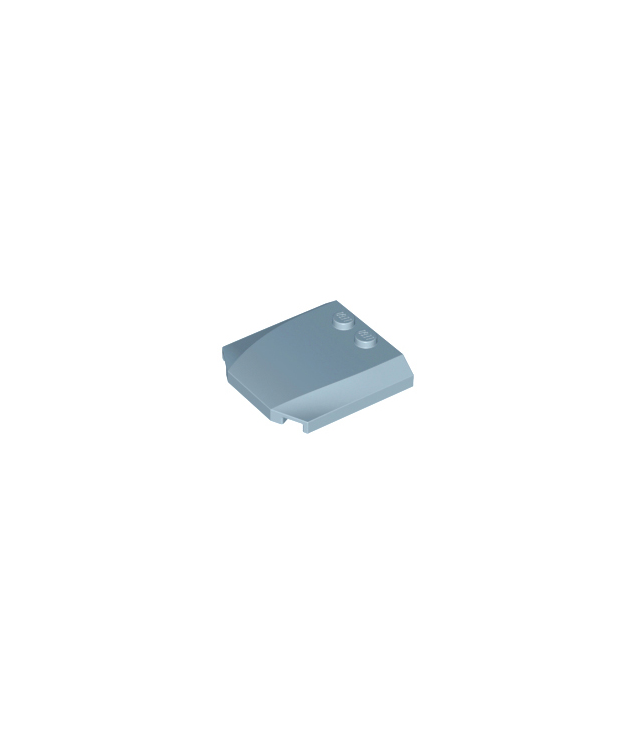LEGO - Wig 4 x 4 x 2/3 driedubbel gebogen - Sand Blue | N