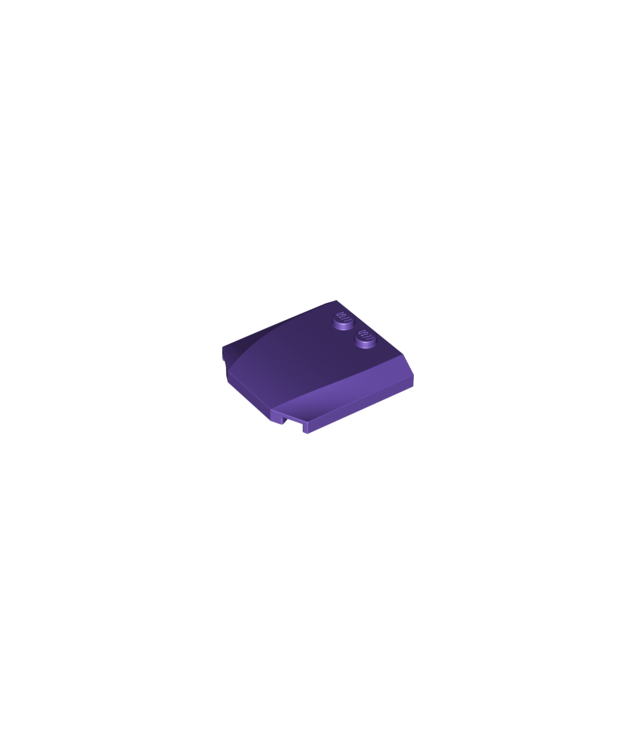 LEGO - Wig 4 x 4 x 2/3 driedubbel gebogen - Dark Purple | N