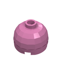LEGO - Steen, rond 2 x 2 met koepelvormige bovenkant - Dark Pink | N - Thumbnail