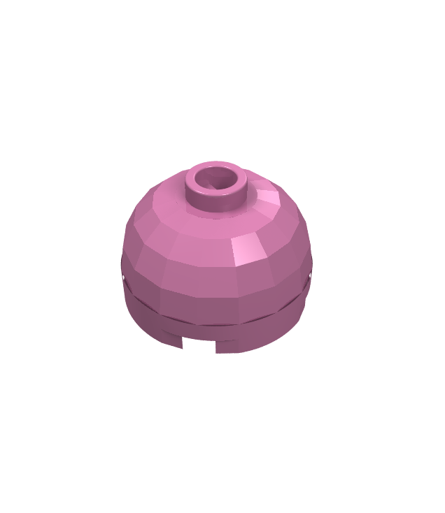 LEGO - Steen, rond 2 x 2 met koepelvormige bovenkant - Dark Pink | N