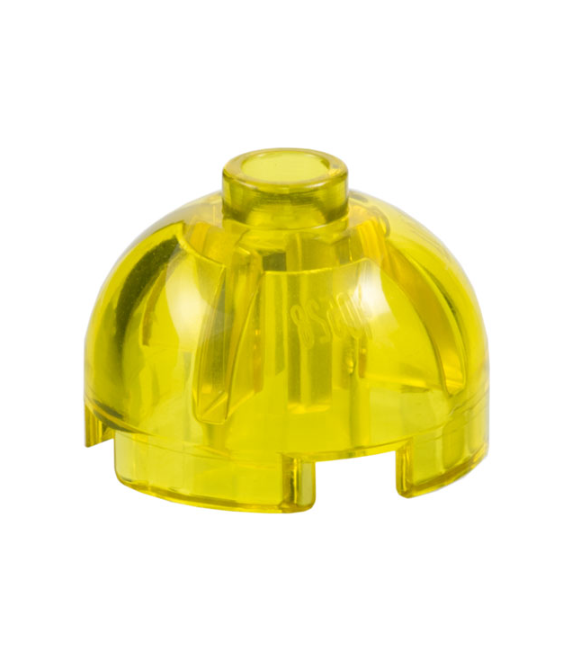 LEGO - Steen, rond 2 x 2 met koepelvormige bovenkant - Trans-Yellow | N
