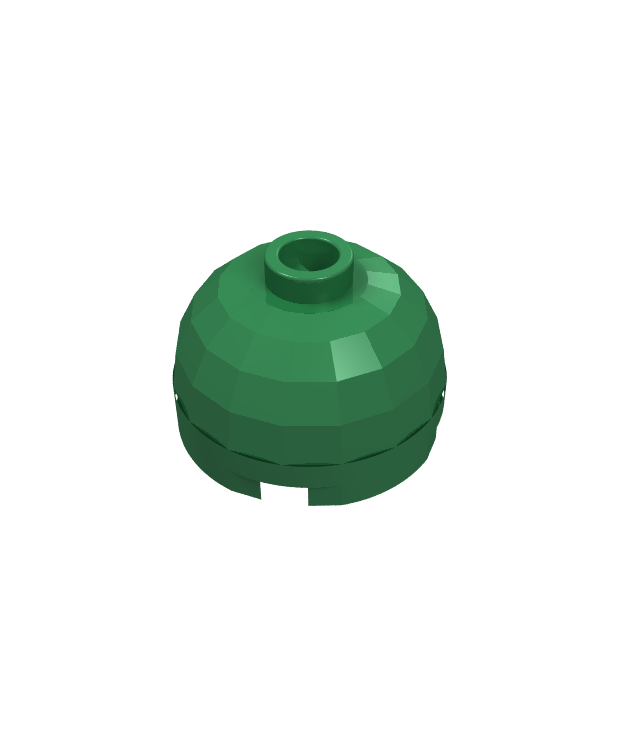 LEGO - Steen, rond 2 x 2 met koepelvormige bovenkant - Green | N