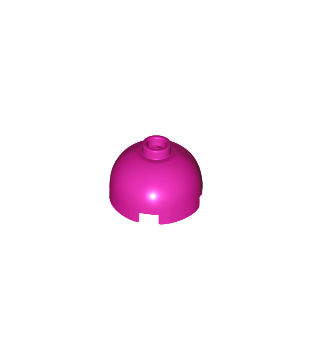 LEGO - Steen, rond 2 x 2 met koepelvormige bovenkant - Magenta | N