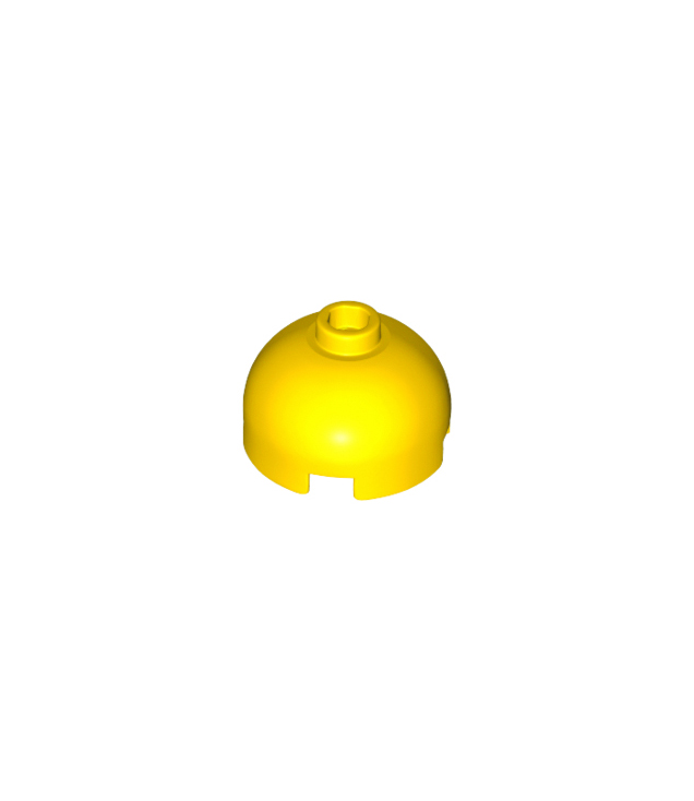 LEGO - Steen, rond 2 x 2 met koepelvormige bovenkant - Yellow | N