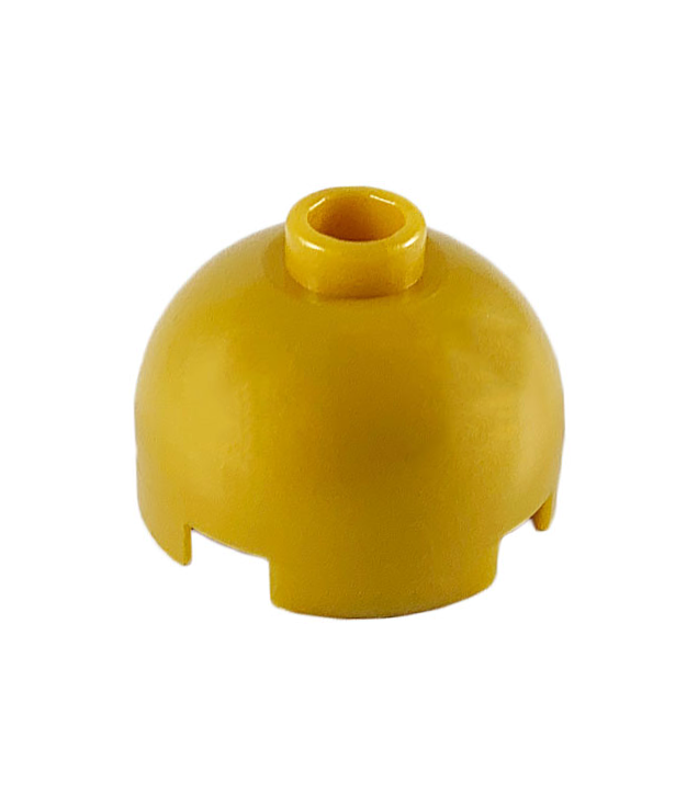 LEGO - Steen, rond 2 x 2 met koepelvormige bovenkant - Pearl Gold | N