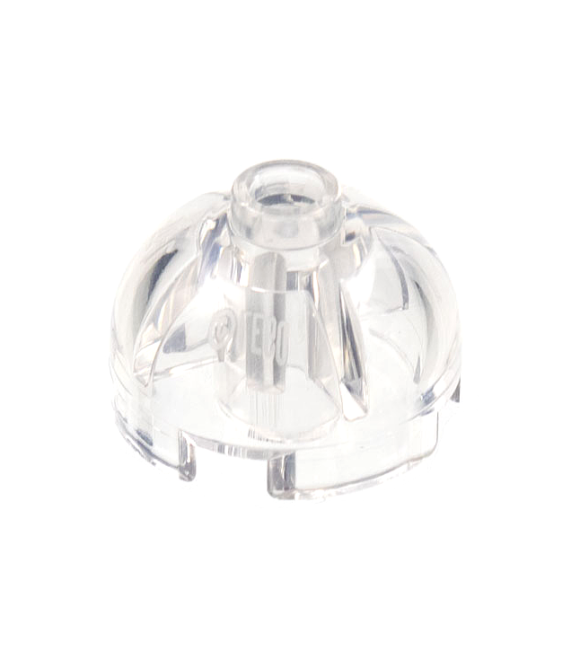 LEGO - Steen, rond 2 x 2 met koepelvormige bovenkant - Trans-Clear | N