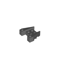 LEGO - Wig 3 1/2 x 4 met nopinkepingen - Dark Bluish Gray | N - Thumbnail