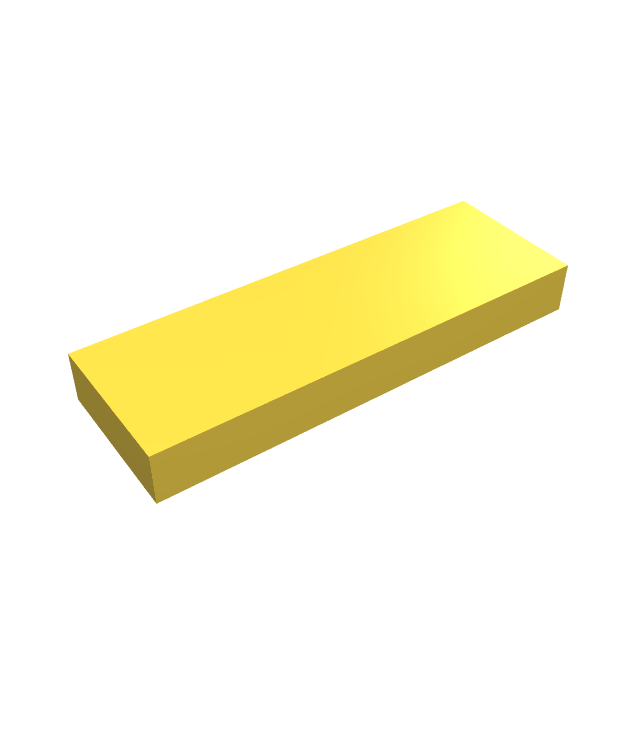 LEGO - Tegel 1 x 3 - Yellow | N